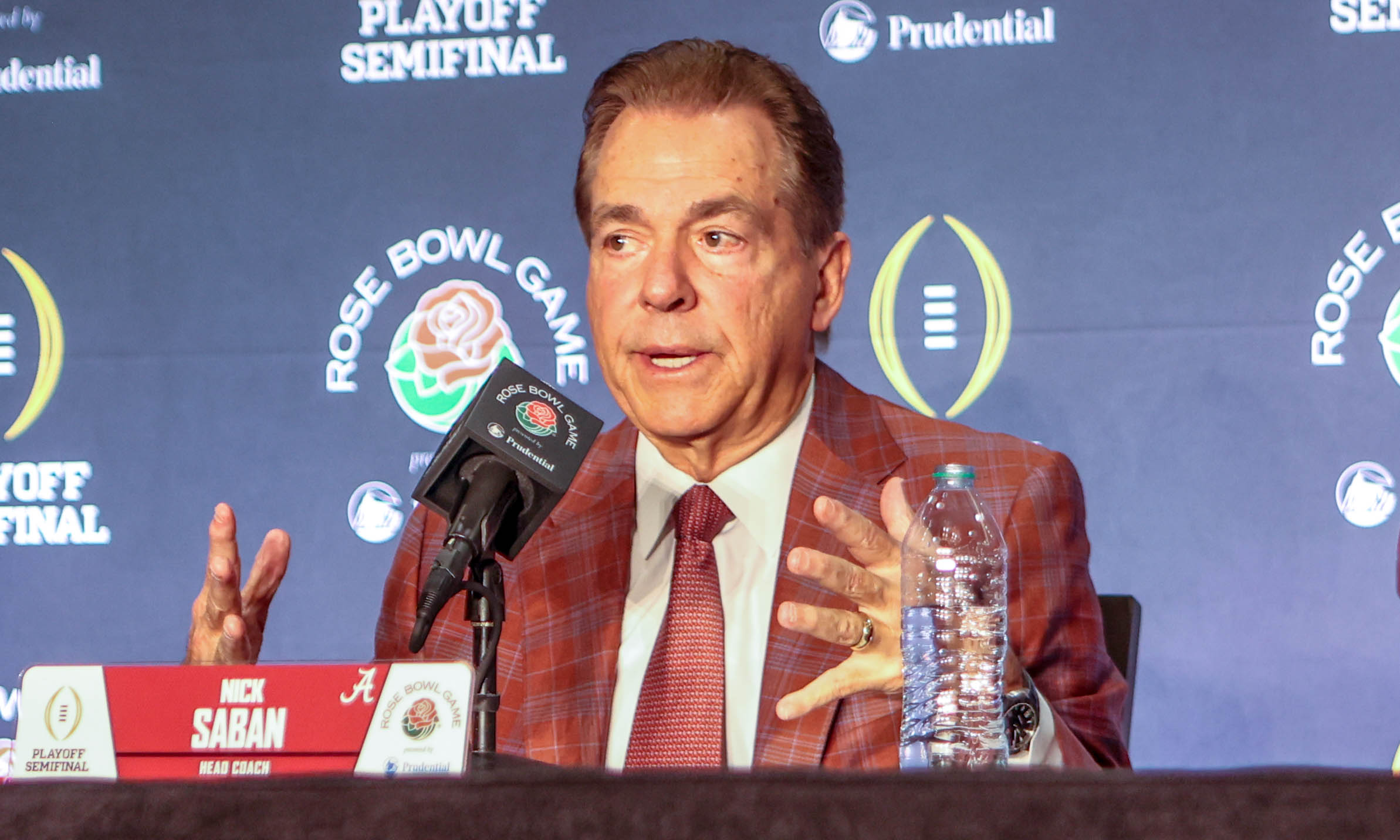 Sherrone Moore talks with Nick Saban, other coaches for counsel