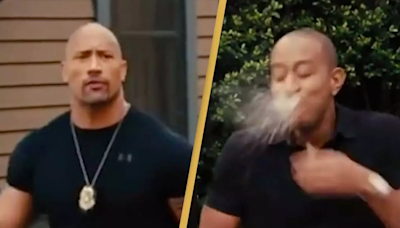 The Rock's insult made Ludacris break character but was used in final Fast and Furious film