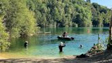Magical lake with crystal clear water and sandy beach that locals don't want people to know about