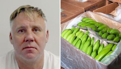 One of UK's most wanted men jailed over plot to smuggle cocaine 'worth £100m' in banana boxes