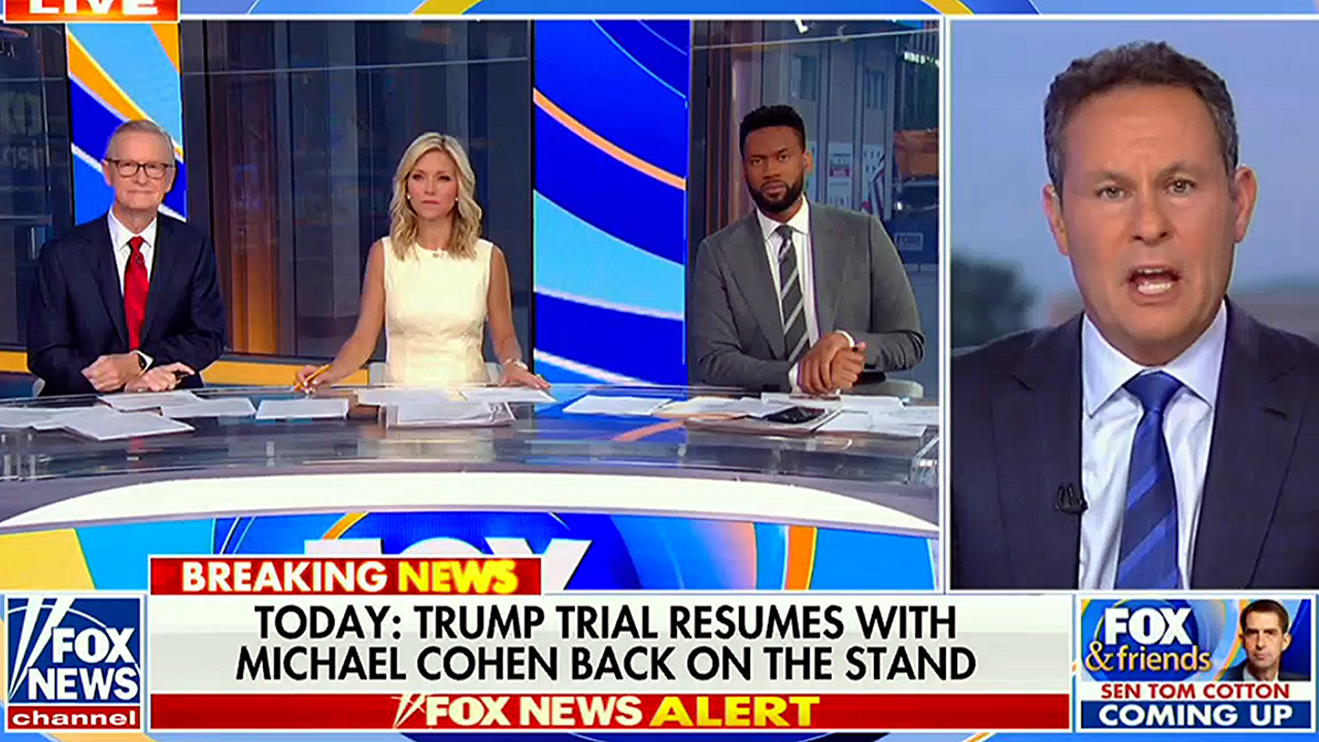 Fox’s Brian Kilmeade Drops Retort To Cohen’s Melania Trump Bombshell: ‘Comes Down To Who Do You Believe?’