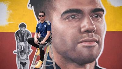 En imágenes: el impresionante mural de Radamel Falcao en El Campín