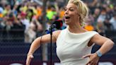 Hannah Waddingham Well And Truly Stole The Show At The British Grand Prix With This Phenomenal Performance