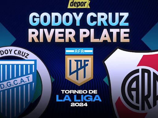 River vs Godoy Cruz EN VIVO vía ESPN y TNT Sports: hora y canales por Torneo de la Liga