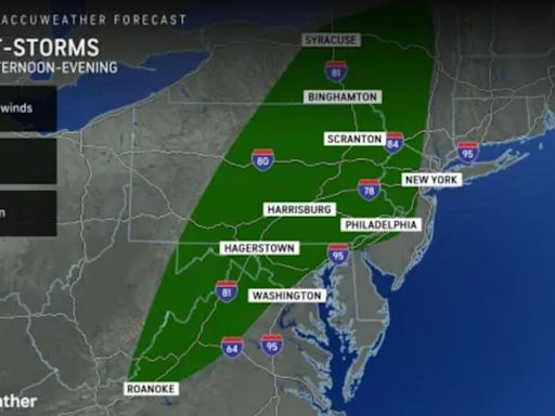 N.Y. weather: ‘High confidence’ for thunderstorms in parts of state; hail possible