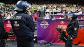 Al menos 63 detenidos y dos policías heridos en la Final Four