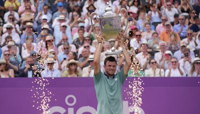 Tennis roundup: Tommy Paul wins Queen's, Sinner triumphs in Halle, Pegula crowned in Berlin