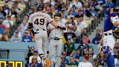 Tyler Fitzgerald homers for 5th game in a row, but SF Giants muster little else in loss to Dodgers