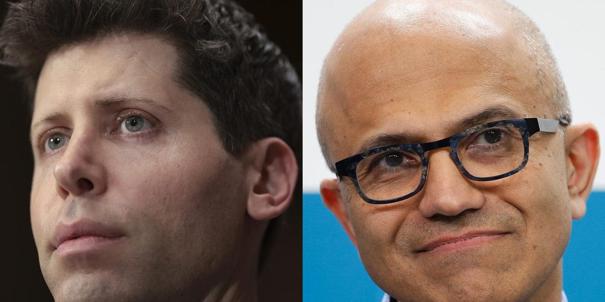 Microsoft CEO Satya Nadella is reportedly worried about an OpenAI deal with Apple