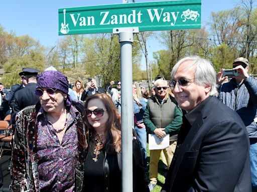 Street in their N.J. hometown is named for Steven Van Zandt and his TV writer brother