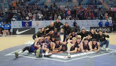 79-53: el Barça junior arrolla al Real Madrid para ganar el Campeonato de España