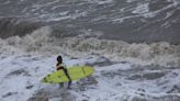 Big waves at California's Mavericks Beach draw surfers, 'super stoked' spectators