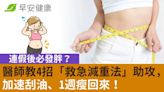 連假後必發胖？醫師教4招「救急減重法」助攻，加速刮油1週瘦回來