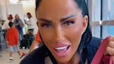 Katie Price slammed as she splashes out in duty free amid 'missing millions doc'