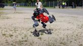 Hybrid humanoid robot dog takes on steps, streets, sidewalks independently