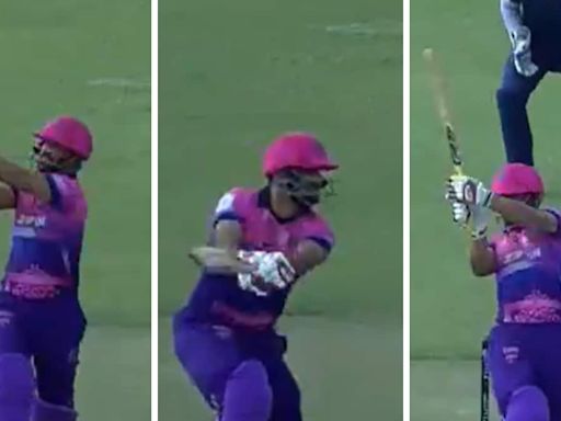 WATCH: Afghanistan's Najibullah Zadran Showcases His Unreal Power-hitting Skills Smashing 33 Runs in an Over - News18