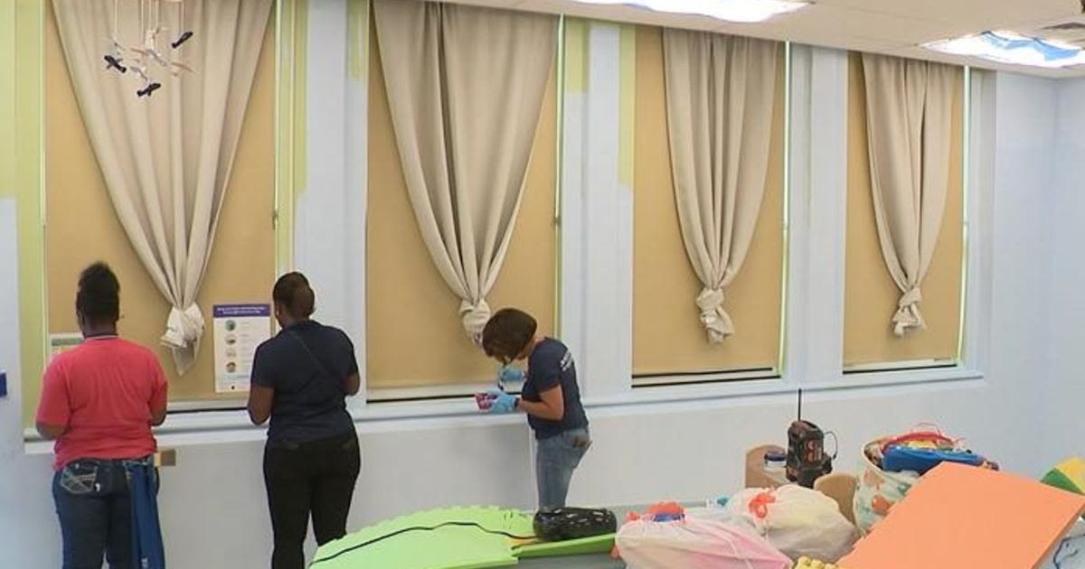 WJZ volunteers help get fire-stricken Benjamin Franklin High ready for new year