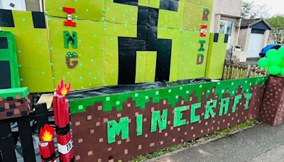 Shotts mum thanks volunteers who helped rescue son's gala day decorated house