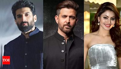 Urvashi Rautela claims Hrithik Roshan, Aditya Roy Kapur are on a dating app, reveals if she has swiped right on them! | Hindi Movie News - Times of India