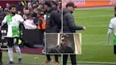 Michail Antonio reveals what West Ham bench heard Jurgen Klopp say to Salah during confrontation