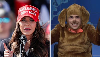 "SNL" Had A Field Day With Gov. Kristi Noem's Dog Controversy This Past Weekend, And The Internet Is Obsessed