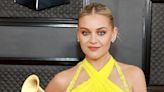 Kelsea Ballerini Dazzles in Blinged-Out Denim Shorts and White Western Boots