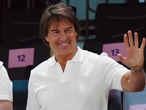 Tom Cruise, Ariana Grande and Jessica Chastain watch Paris Olympics gymnastics