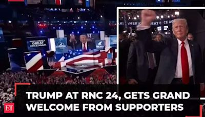 Donald Trump arrives at RNC 24, gets grand welcome from the supporters