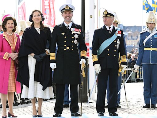 Denmark's new monarchs visit Sweden on first official trip abroad