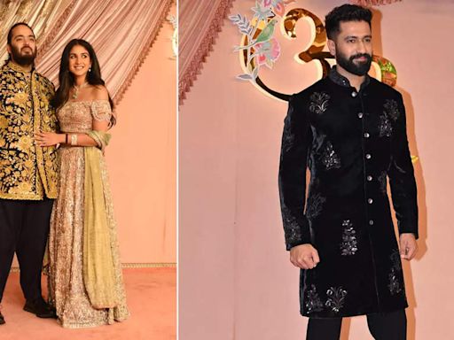 ... looks dapper in all-black as he arrives in style at Anant Ambani-Radhika...sangeet; reveals why Katrina Kaif gave it a miss | Hindi Movie News - Times of India