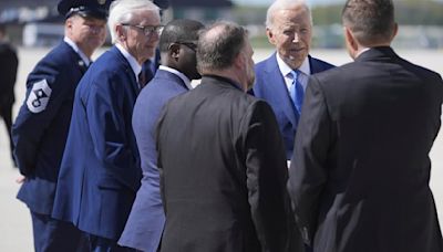 Biden touts new Microsoft facility in Wisconsin visit, where Trump-lauded Foxconn plant stalled out