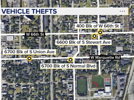 Chicago police issue warning about string of car thefts in Englewood