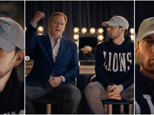 ‘You could just say Detroit’: Eminem teams up with commish for hilarious NFL draft promo