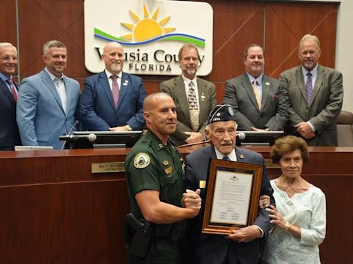 Volusia County Council honors 92-year-old Port Orange veteran