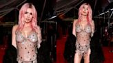 Megan Fox Debuts Pink Hair in Chain Mail Minidress at Jam for Janie Grammys 2024 Viewing Party