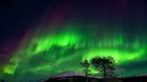 'Rare' red northern lights seen around Arctic Circle in Finland