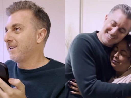 Luciano Huck realiza sonho de fã que o homenageou com tatuagem