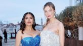 Salma Hayek and Stepdaughter Mathilde Pinault Coordinate in Strapless Sequin Gowns: See Their Looks!