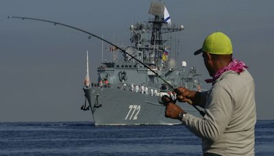 Flottenbesuch: Drei Kriegsschiffe der russischen Ostseeflotte in Kuba