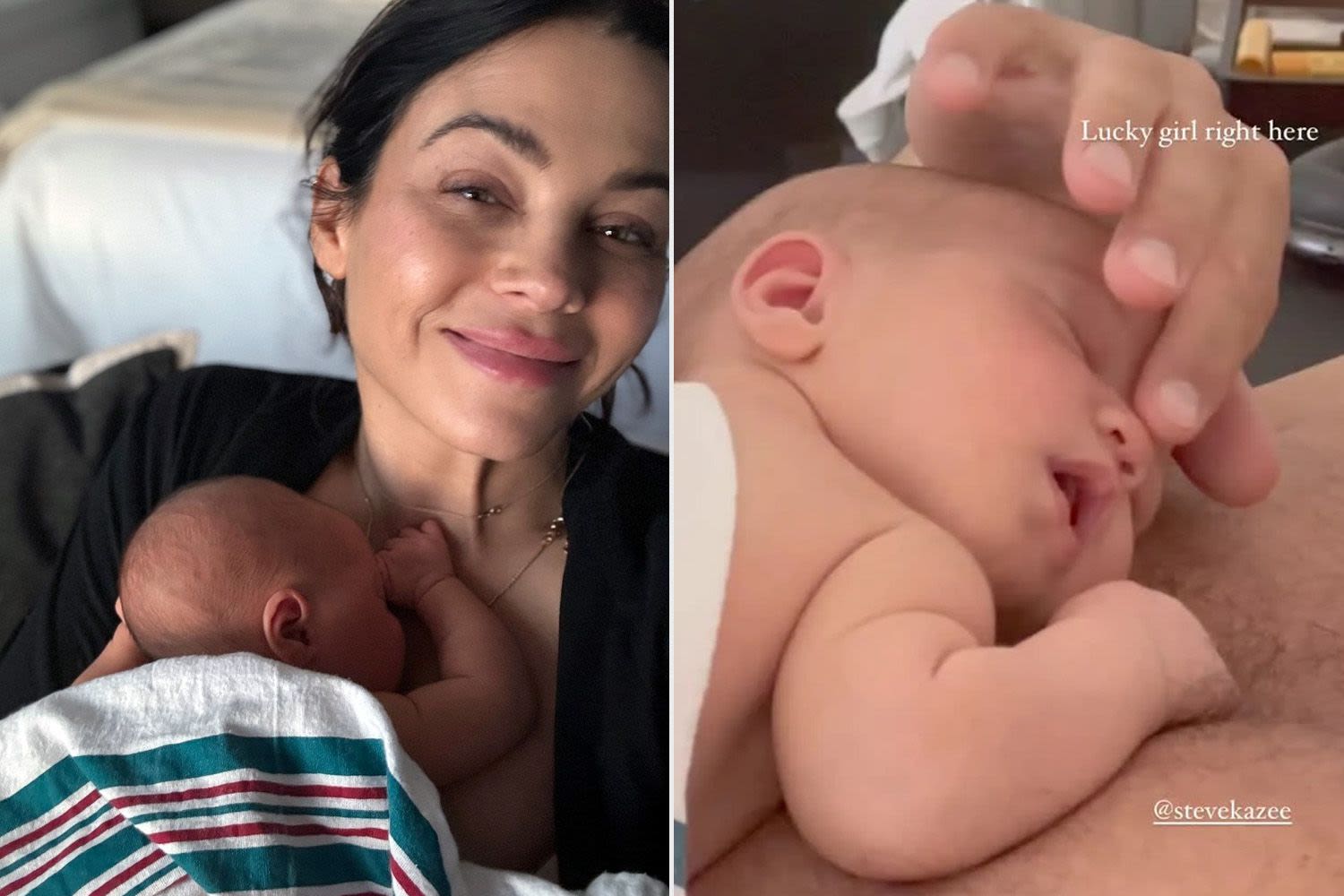 Jenna Dewan Posts Adorable Video of Fiancé Steve Kazee Cuddling Their Baby Daughter and Shares Postpartum Update