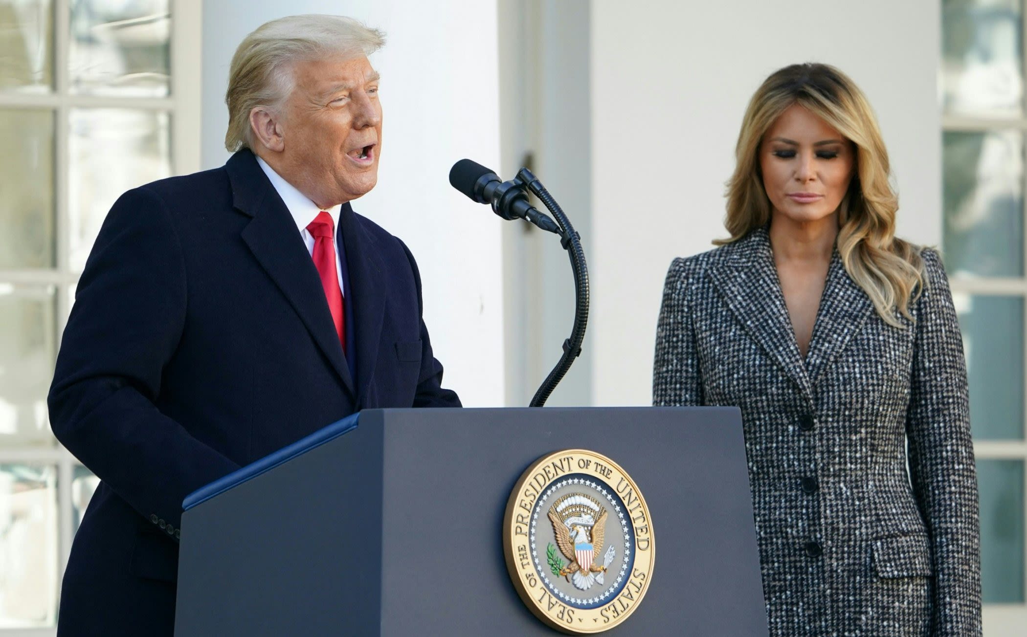 Why Melania Trump is distancing herself from her husband