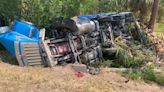 Dump truck crash starts brush fire, causes power outages in Haines City: Officials