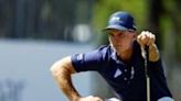 American Kevin Streelman lines up a putt on the way to the first-round lead in the US PGA Tour Valspar Championship in Palm Harbor, Florida