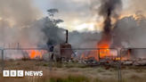 Fire crews battle 'large building' blaze in Cheshunt