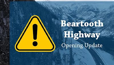 Beartooth Highway open on MT side after delay, remains closed on WY side