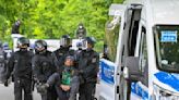 Police prevent environmental activists from storming Tesla factory in Germany