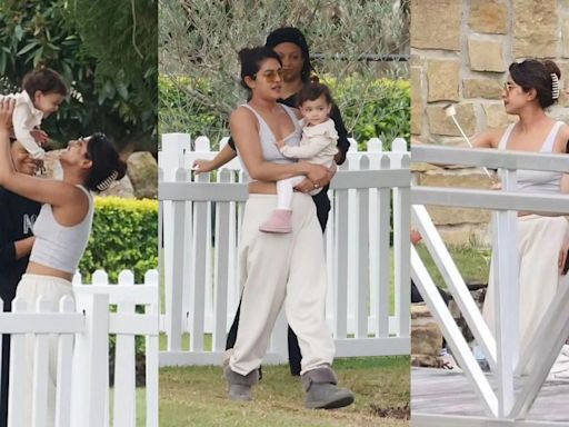 Priyanka Chopra and Nick Jonas toast marshmallows with daughter Malti Marie during family time in Australia