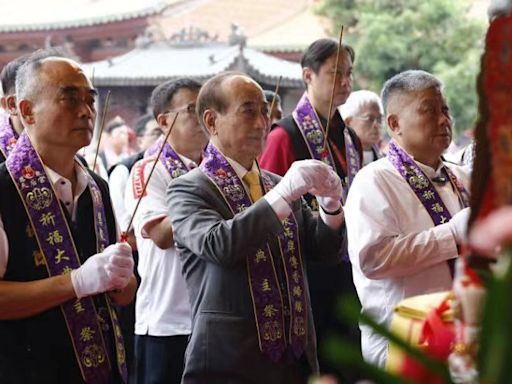 回訪媽祖！王金平與24間台灣宮廟代表抵昆山 江蘇台辦主任陪同