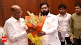 Maharashtra politics heats up as Sharad Pawar meets CM Eknath Shinde | Mumbai News - Times of India