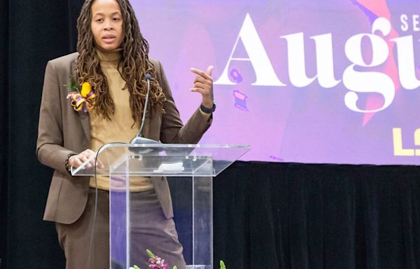 New women's basketball assistant coach Seimone Augustus explains why she came back to LSU